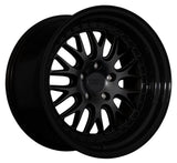 XXR Wheels 570 Flat Black / Gloss Black Lip 18x8.5 5X120 ET35 CB73.1
