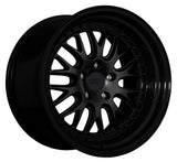 XXR 570 Flat Black / Gloss Black Lip 18x9.5 5x114.3 et35 cb73.1