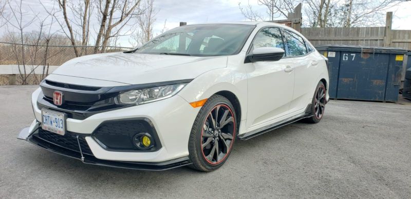 2016-2021 Honda Civic Hatchback/Sedan/Coupe 2PC Side Splitters