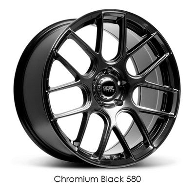 XXR 580 Chromium Black 18x8.5 5X114.3 et35 cb73.1