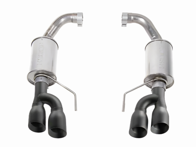 Roush 18-25 Mustang GT Black Tip Axle Back Exhaust
