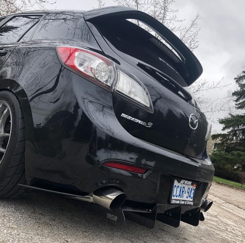 2010-2013 Mazda 3/ MazdaSpeed 3 Rear Diffuser