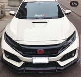 2017-2021 Honda Civic Type R Version 1 2PC Front Splitter