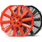BLOX Racing 12inch Electric Slim Fan - Red