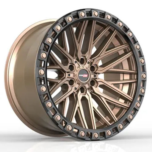 VORTEK Matte Bronze Black Bead Ring VRT-608MBR 20x10 5x127/5x139.7 Wheels