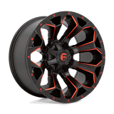 Fuel MATTE BLACK RED MILLED D787 17x9 5x114.3/5x127 Wheels