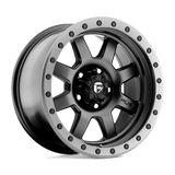 Fuel MATTE BLACK GUN METAL RING D551 17x8.5 5x139.7 Wheels