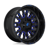 Fuel GLOSS BLACK BLUE TINTED CLEAR D645 17x9 6x135/6x139.7 Wheels