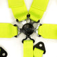 NRG SFI 16.1 5Pt 3 Inch Seat Belt Harness with Pads / Cam Lock - Neon Green