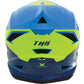 THH Helmets T-42 BMX Xtreme  Blue/Yellow Youth - Small