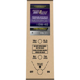Royal Purple Premium Synthetic High Performance Euro Formula 0W40 Motor Oil - 6 Gallon Bag-In-Box