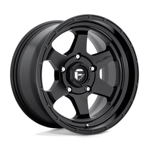Fuel MATTE BLACK D664 17x9 6x139.7 Wheels