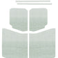 DEI 18-23 Jeep Wrangler JL 4-Door Boom Mat Complete Headliner Kit - 13 Piece - White