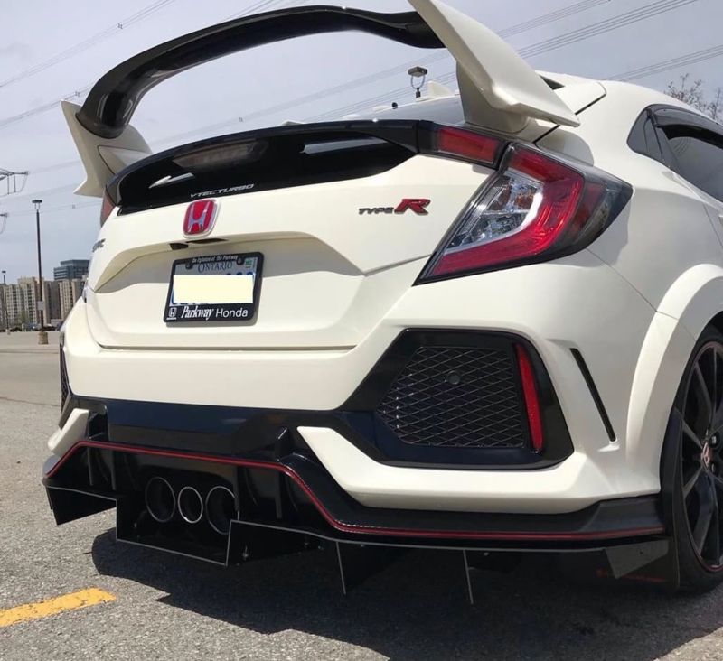 2017-2021 Honda Civic Type R Rear Diffuser
