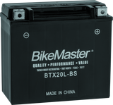 BikeMaster Battery - BTX20L-BS
