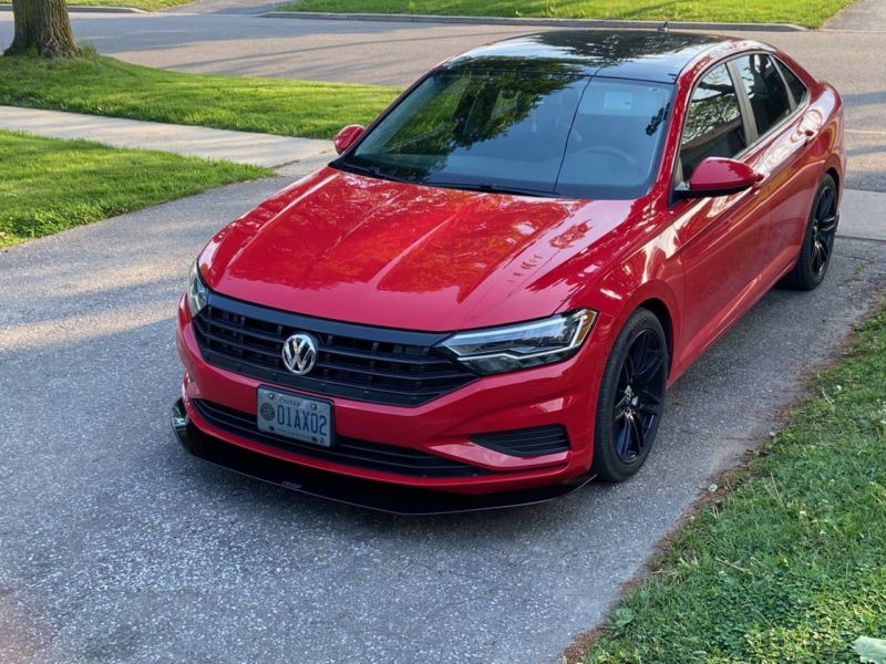 2019-2021 Volkswagen Jetta MK7 2PC Front Splitter