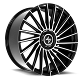 Legacy 22x9 5x127 / 5x114.3 +30 Gloss Black Machined