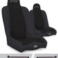 PRP Daily Driver High Back Suspension Seats Kit for Jeep Wrangler CJ7/YJ (Pair) - Black