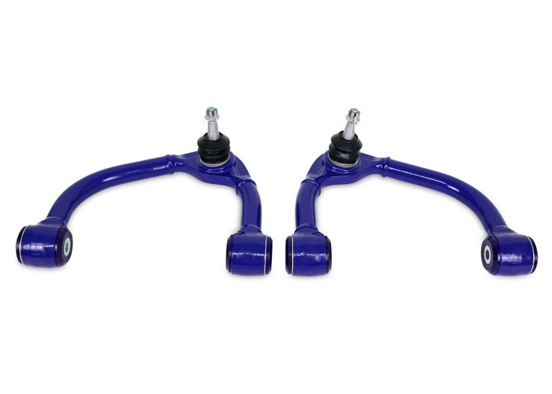 SuperPro 2021+ Ford F150 Fixed Offset Front Upper Control Arm Set