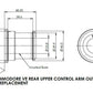 SuperPro 2008 Pontiac G8 Rear Upper Control Arm Outer Bushing Set