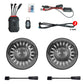 XK Glow 2019+ Jeep Wrangler JL/JT 7in Headlight XKmax RGBW Kit w/ Mnt Brkt App Cntrl 2pc