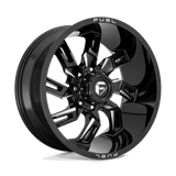 Fuel D747 20x10 5x139.7 -18 GLOSS BLACK MILLED