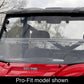 Seizmik 10-14 Polaris 400-570 Ranger Mid-Size - 1.75 in. Versa-Fold Windshield - UV Resistant Poly