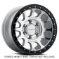 Method Beadlock Ring - 17in Forged - Style 1 - Gloss Black