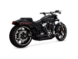 Vance & Hines HD Sportster 04-13 Mini Grenades Black Full System Exhaust