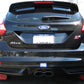 Rally Armor 12-19 Ford Focus ST / 16-19 RS Black UR Mud Flap w/Tangerine Scream Logo