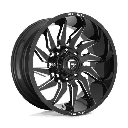 Fuel D744 24x12 8x180 -44 GLOSS BLACK MILLED