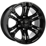 DAI Wheels CRUSHER Gloss BlackDW9518005 | Size: 18x9.0 | Bolt Pattern: 6x139.7 | Offset: 20 | Center Bore: 108.1