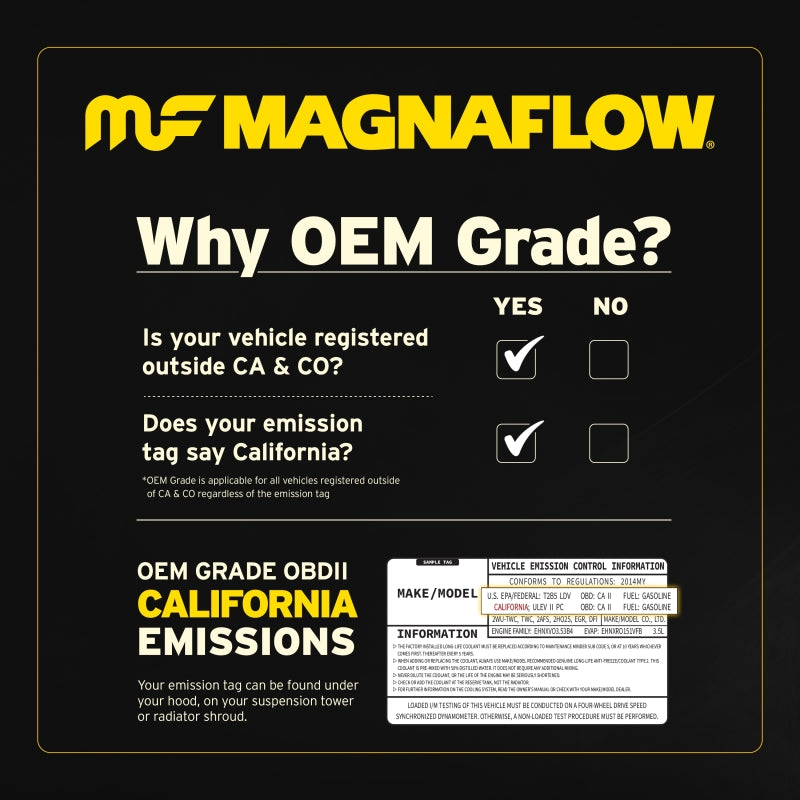MagnaFlow Direct Fit Catalytic Converter 18-19 Hyundai Kona 2.0L
