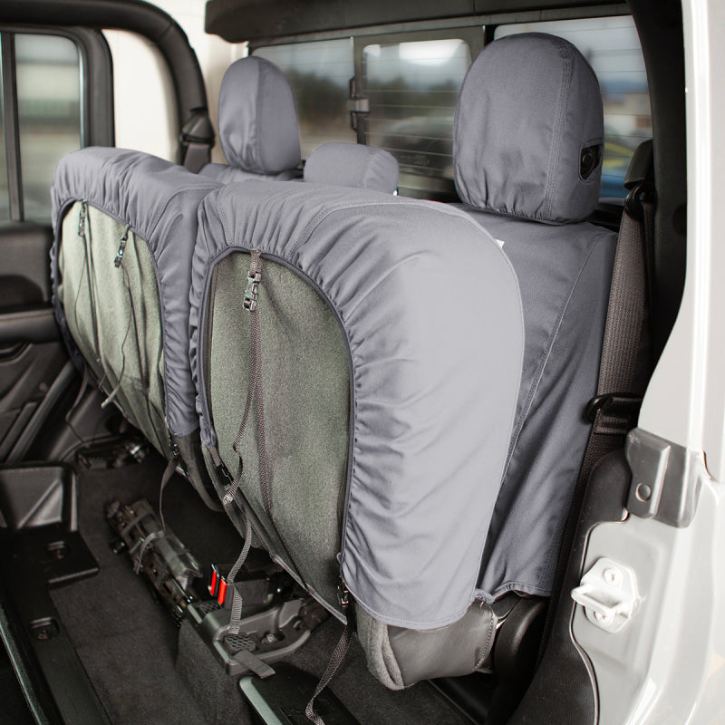 Covercraft 09-14 Dodge Ram 1500 Carhartt SeatSaver Custom Front Row Seat Covers - Gravel
