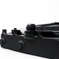 CSF Universal Half Radiator w/-16AN & Slip-On Fittings/12in SPAL Fan & Shroud - Black Finish