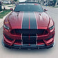 2015-2017 Ford Mustang GT350 2PC Front Splitter