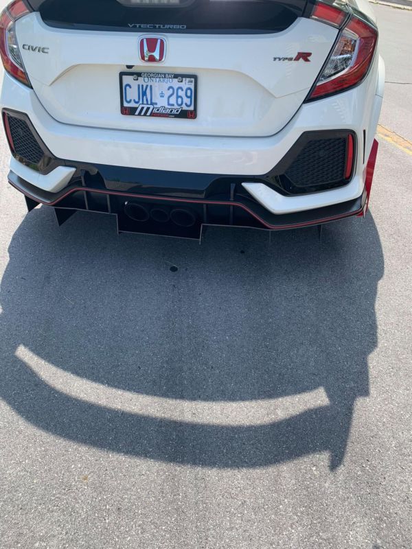 2017-2021 Honda Civic Type R Rear Diffuser