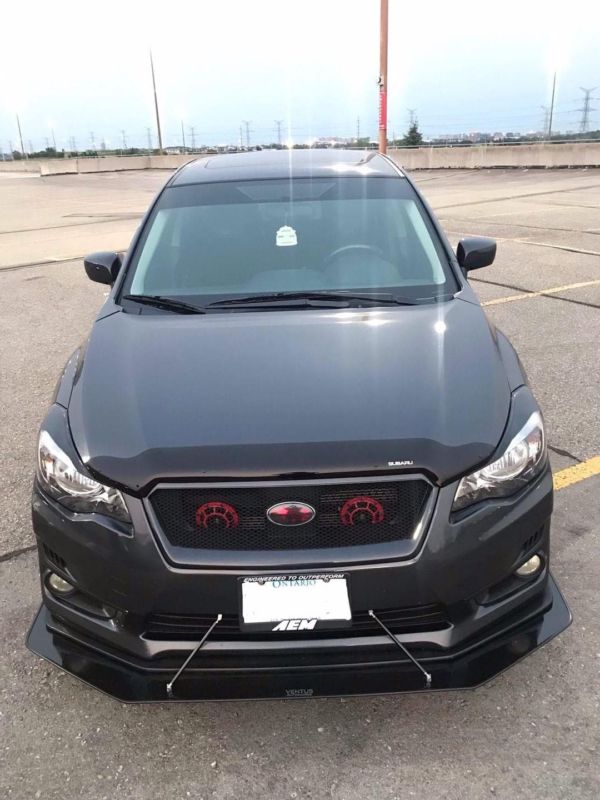 2012-2015 Subaru Impreza 2PC Front Splitter