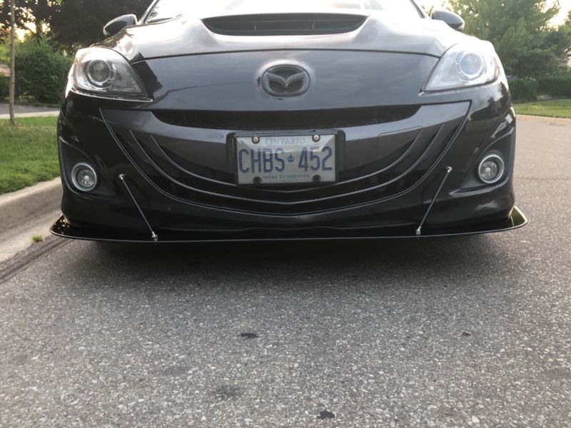 2010-2013 Mazda 3/Speed 3 2PC Front Splitter