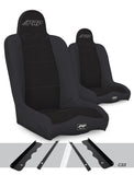 PRP 95-01 Jeep Cherokee XJ Daily Driver High Back Suspension Seats Kit (Pair) - Black