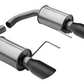 Roush 15-26 Mustang V6 / EcoBoost Black Tip Axle Back Exhaust
