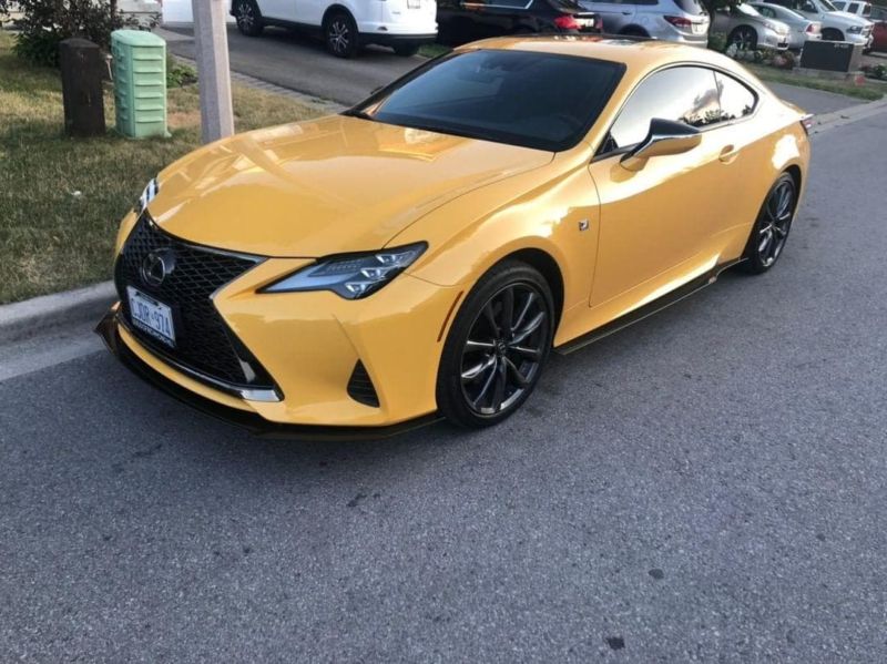 2015-2022 Lexus RC 300/350 2PC Side Splitters