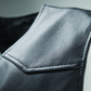River Road Plains Leather Vest Black - Small