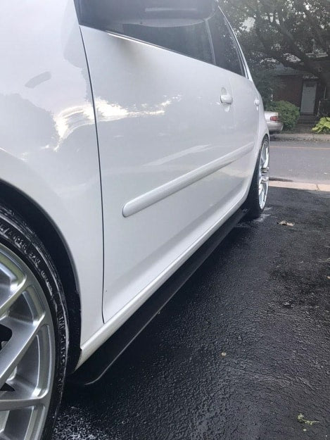 2006-2009 Volkswagen Rabbit MK5 2PC Side Splitters