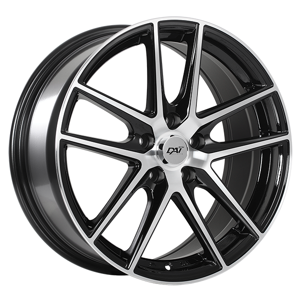 DAI Wheels LEVEL Gloss Black - Machined FaceDW10814001 | Size: 14x6.0 | Bolt Pattern: 4x100 | Offset: 38 | Center Bore: 73.1