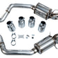 AWE Tuning 05-07 C6 Chevrolet Corvette 6.0L Touring Edition Axle-Back Exhaust w/ Chrome Silver Tips