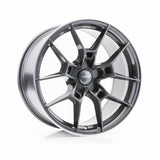 OPE FF06 Ultra Light 18x9.5 5x120 Gloss Graphite + Machined Lip  | ET  40  | CB  64.1