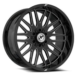 XF-240 24x14 6x135/6x139.7 -76 Gloss Black Milled