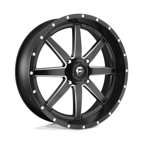 Fuel D538 22x7 4x156 13 MATTE BLACK MILLED