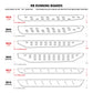 Go Rhino RB10 Slim Running Boards - Universal 87in. - Tex. Blk